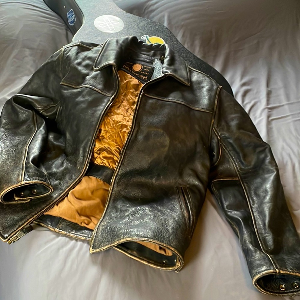 Casual Leather biker jacket, impeccable condition!! Must have